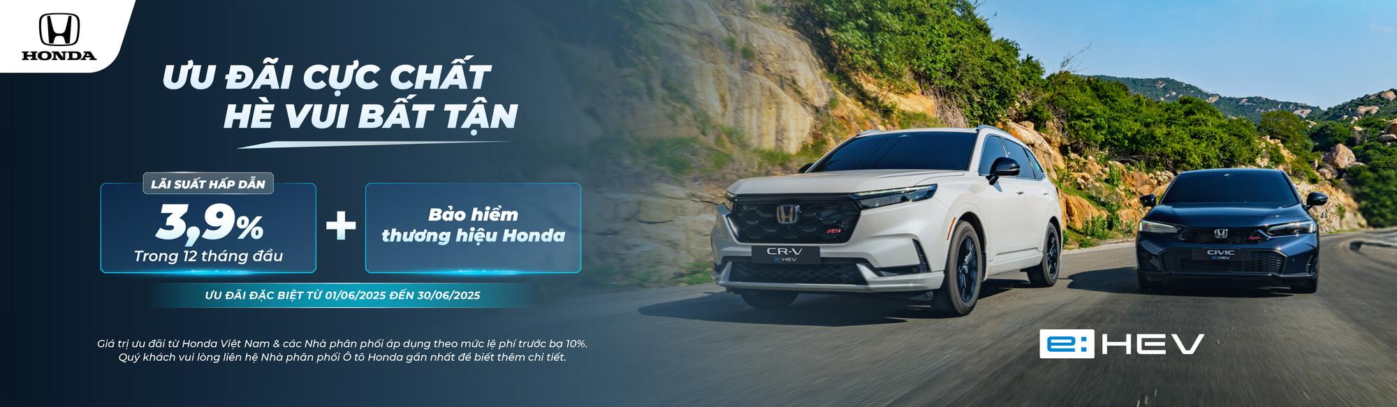 Khuyến mãi Honda tháng 6